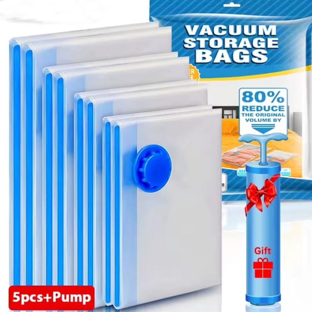 5 Pcs Vacuum Storage bags