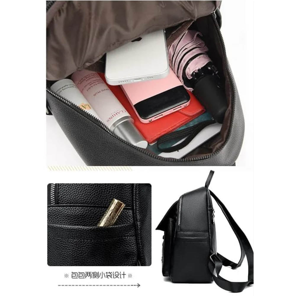 Valentino Amaze Leather Backpack - BackPack for Women/Girls