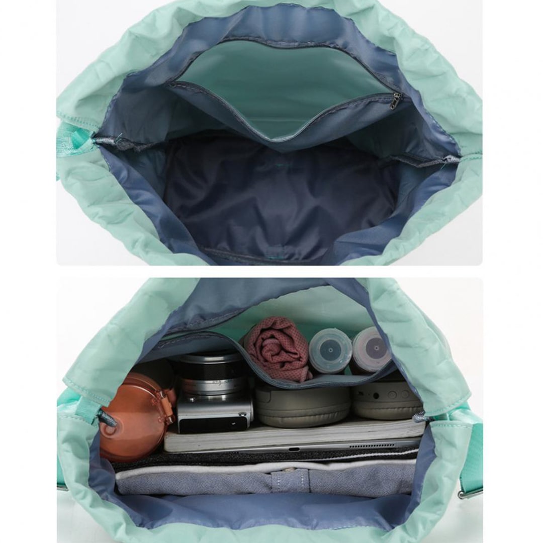 Foldable Drawstring Backpack - BackPack for Girls