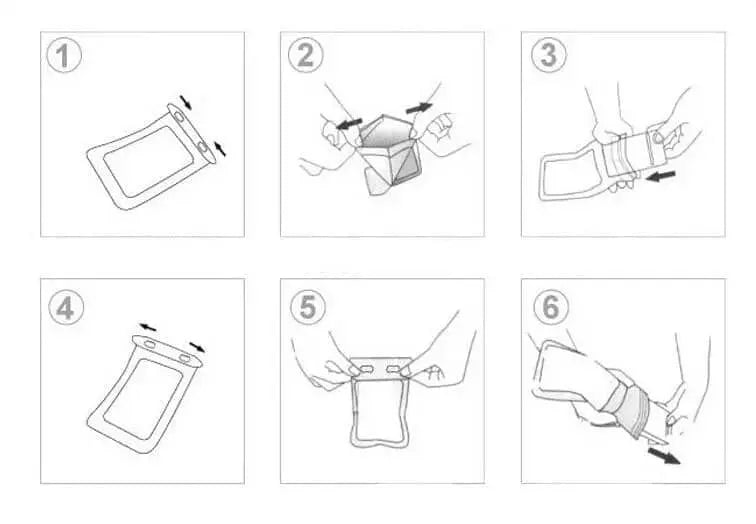 Water Resistant Mobile Pouch (PACK OF 2)