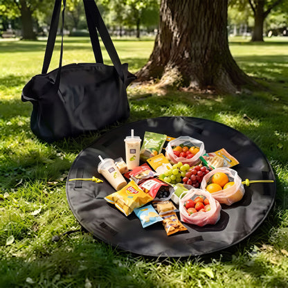2in1 waterproof foldable picnic matt & Shopping bag