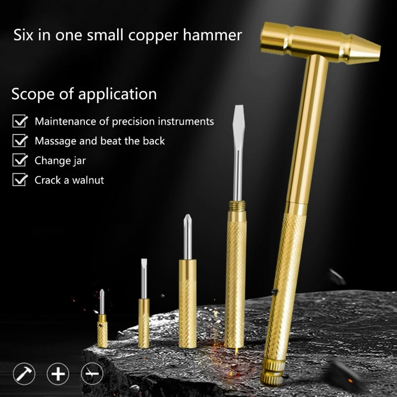 6 in 1 detachable mini Hammer Kit