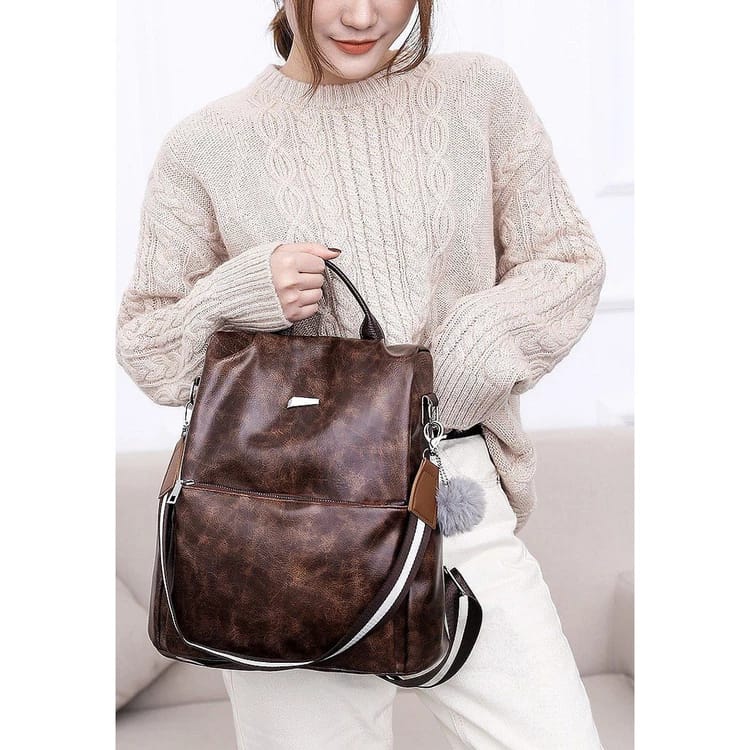 Maverick Classic Leather Backpack + Handbag
