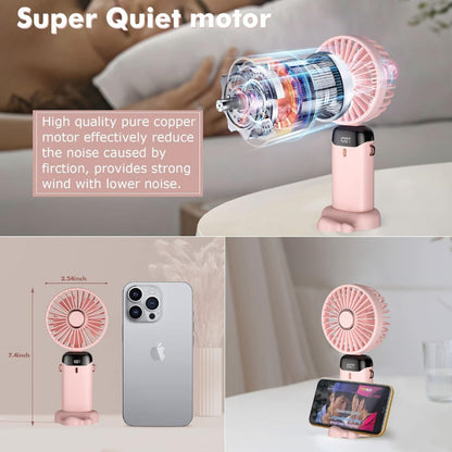 Rotatable 5 speed Handfan