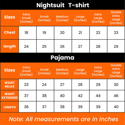 Cute Character Printed Night Suit