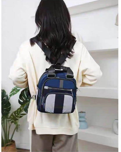Checksy Bold Handbag + Backpack - BackPack for Women/Girls