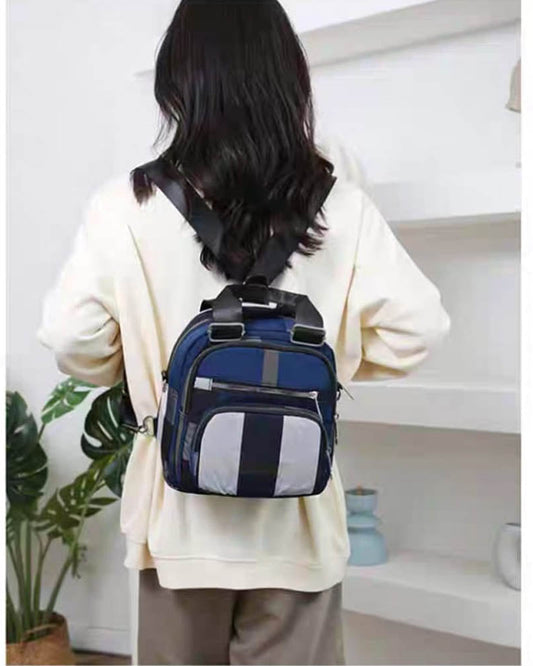 Checksy Bold Handbag + Backpack - BackPack for Women/Girls