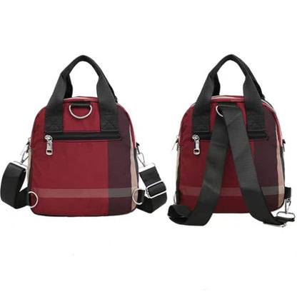 Checksy Bold Handbag + Backpack - BackPack for Women/Girls