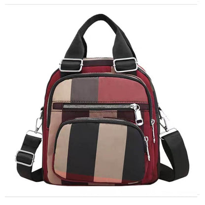 Checksy Bold Handbag + Backpack - BackPack for Women/Girls