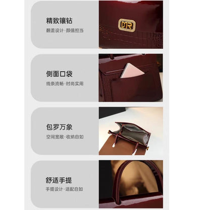 Crimson Crown handbag