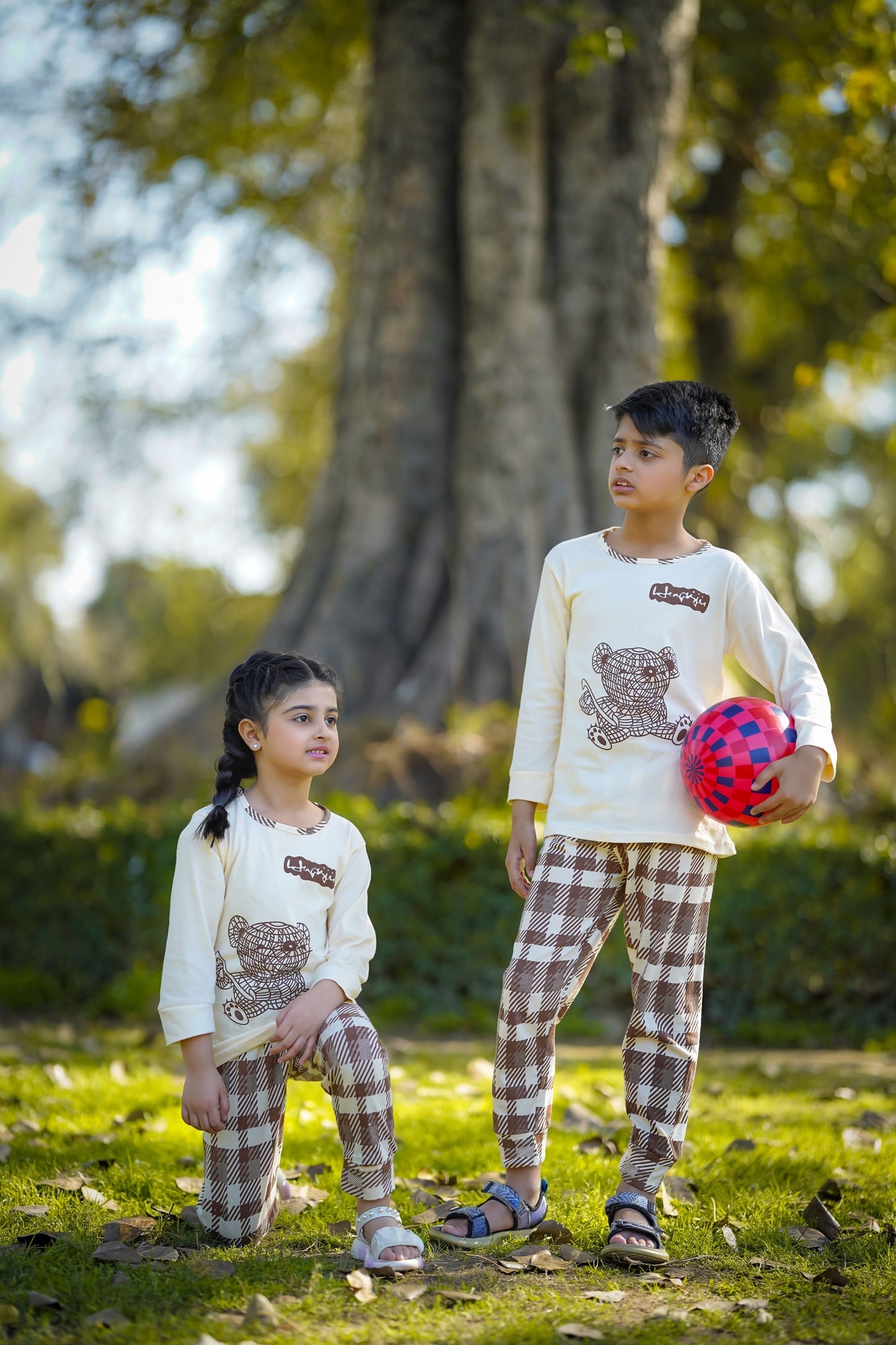 Check Bear Kids Suit (Each)