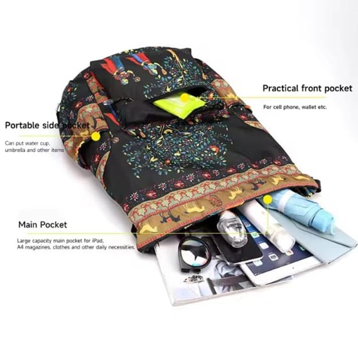 Foldable Drawstring Backpack