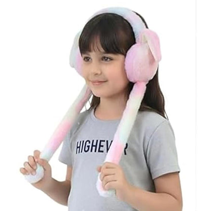 PLUSH Moving Bunny ear Muffs