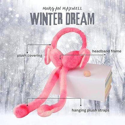 PLUSH Moving Bunny ear Muffs