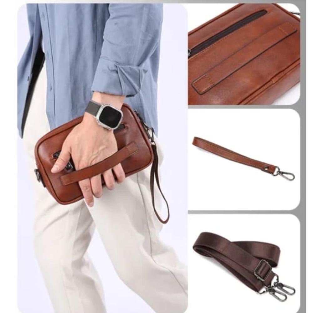Executive Edge Trio Carry Leather Bag