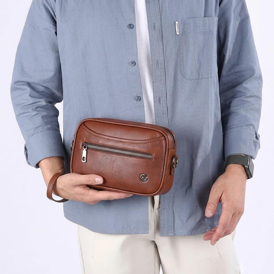 Executive Edge Trio Carry Leather Bag
