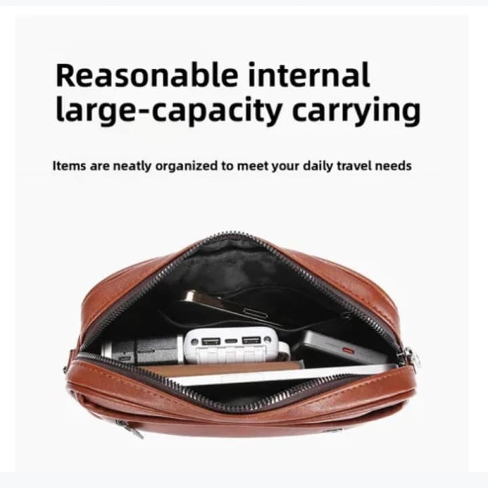 Executive Edge Trio Carry Leather Bag