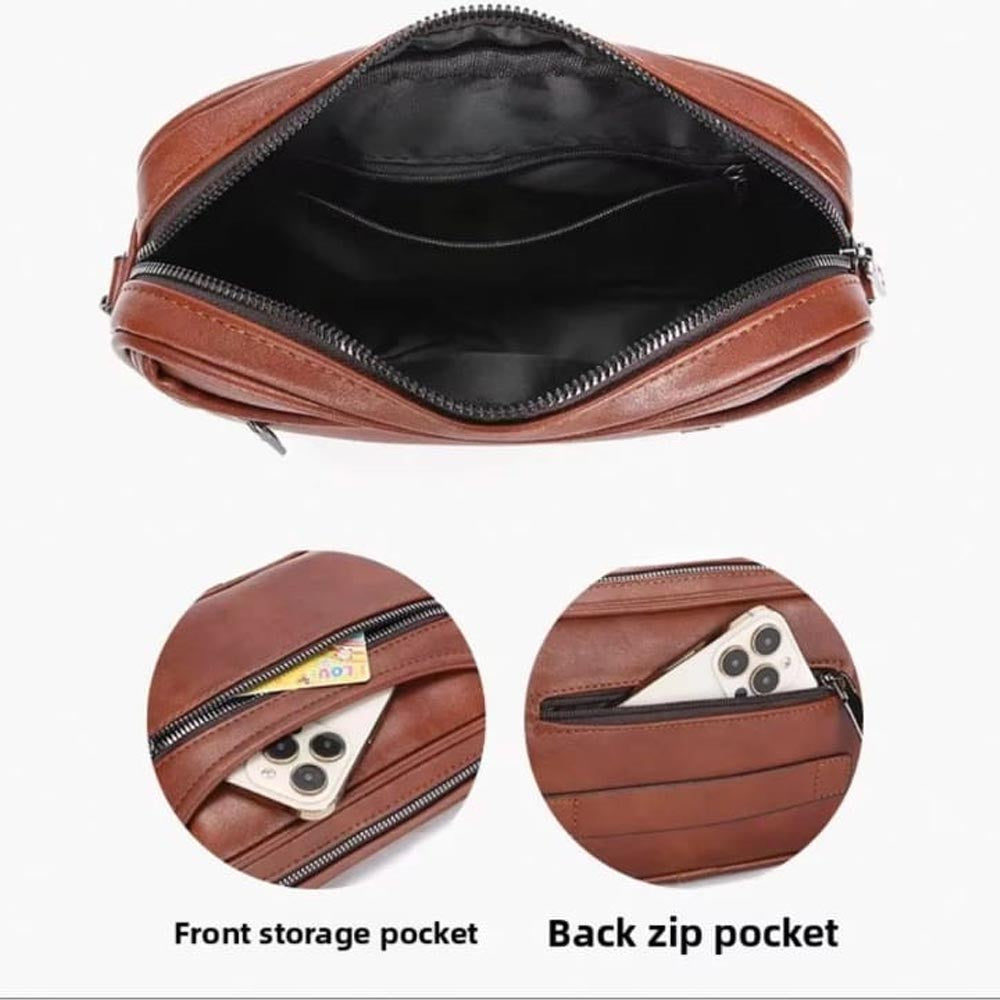 Executive Edge Trio Carry Leather Bag