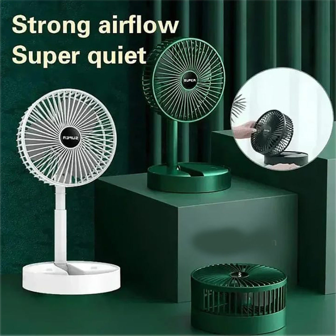Foldable Mini Rechargeable Fan – Accessories for Travel