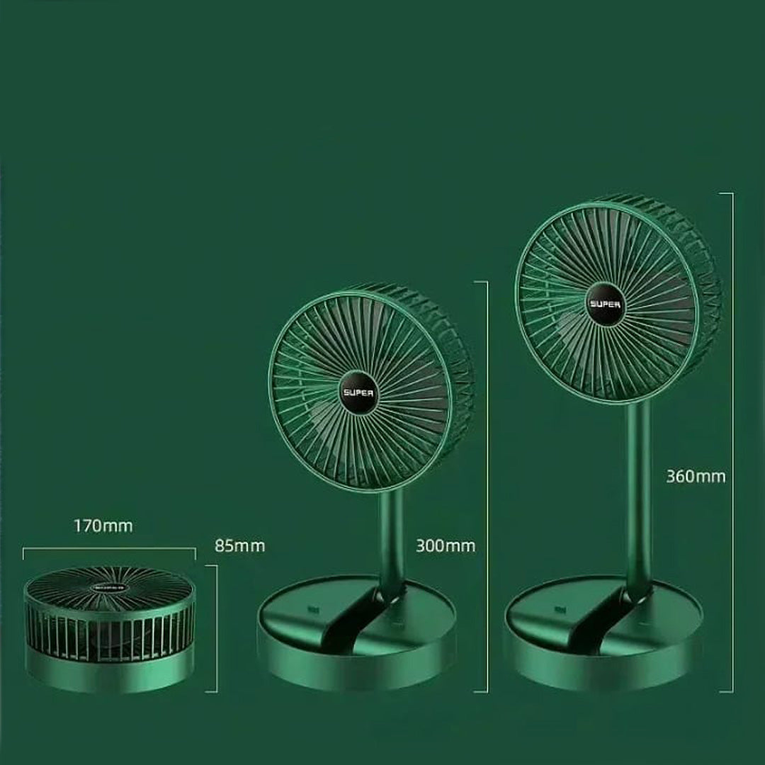 Foldable Mini Rechargeable Fan – Accessories for Travel