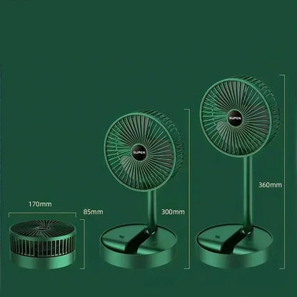 Foldable Mini Rechargeable Fan – Accessories for Travel