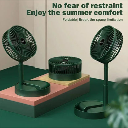 Foldable Mini Rechargeable Fan – Accessories for Travel