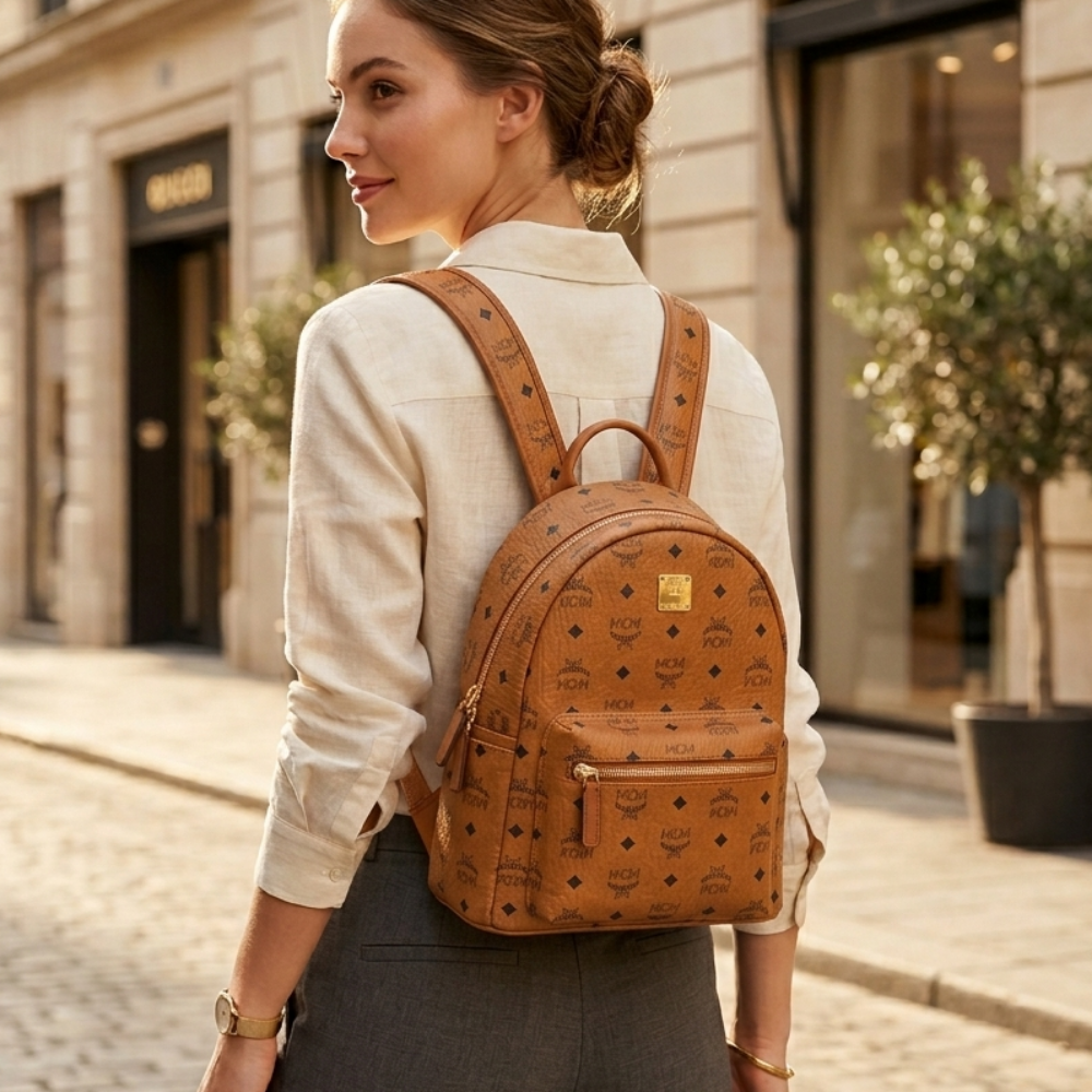 Stark Vintage leather mini backpack