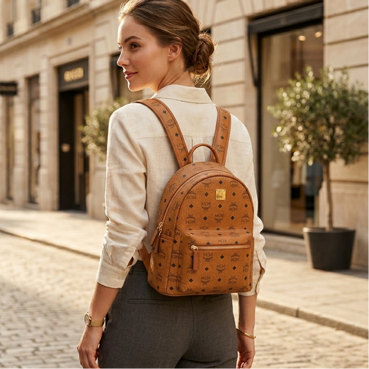 Stark Vintage leather mini backpack