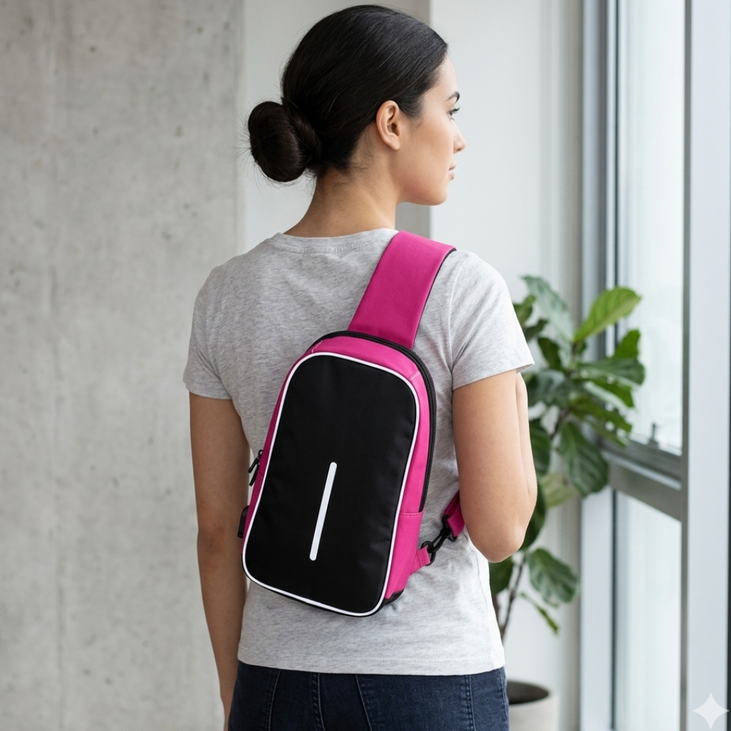 Antitheft Crossbody Bag