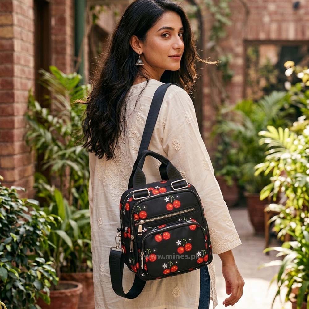 Jazy gear Mini backpack + Handbag – Handbag for Women / Girls