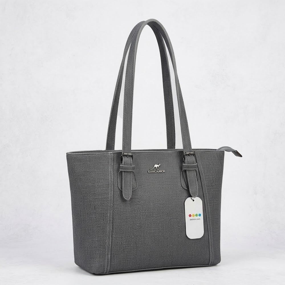 Kangarior Signature Textured Tote – Trendy Bag for Women