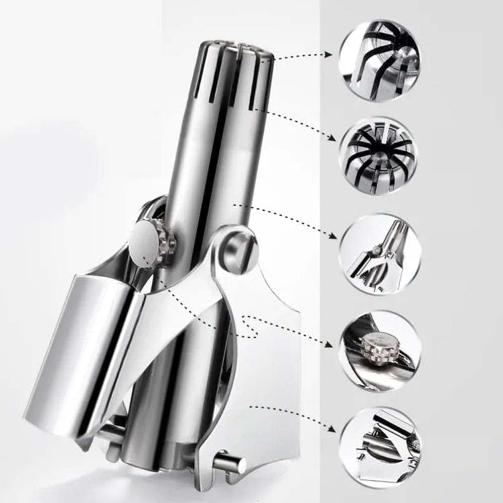 Manual Steel Nose Hair Trimmer