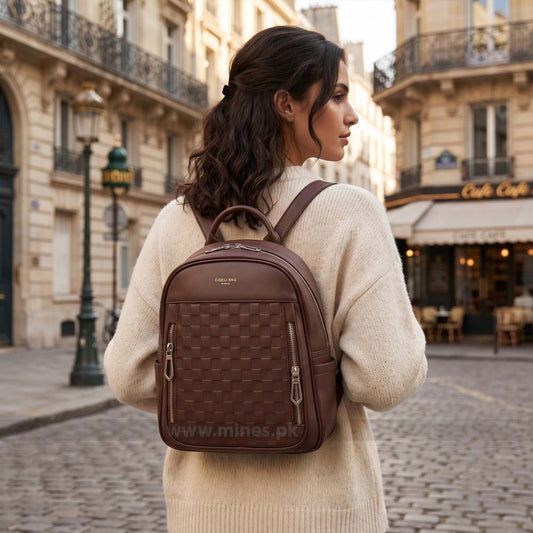 Maxclark Deluxe leather backpack