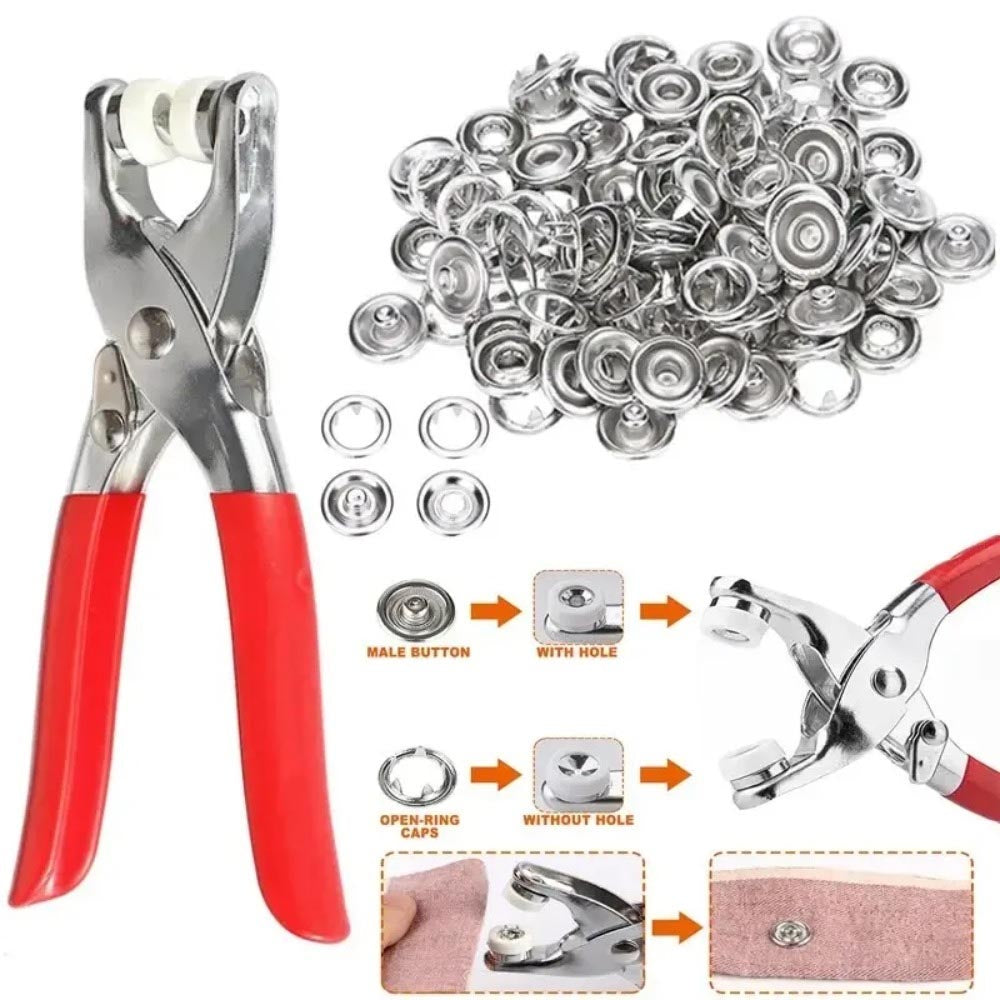 Metal Tich Plier Tool with Buttons