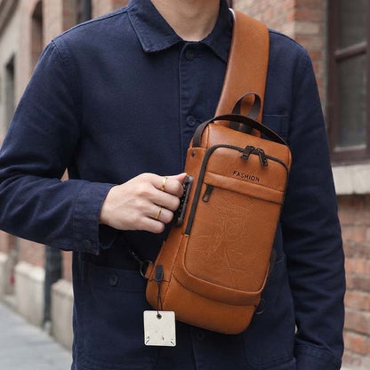 Volter Leather Crossbody Bag - CrossBody for Girls/Boys