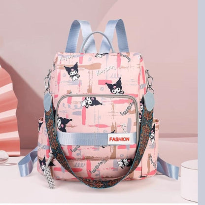 Mochilla Antitheft Diaper Backpack + Handbag - BackPack for Women/Girls