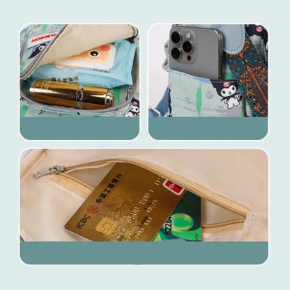 Mochilla Antitheft Diaper Backpack + Handbag - BackPack for Women/Girls