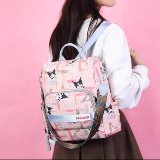 Mochilla Antitheft Diaper Backpack + Handbag - BackPack for Women/Girls