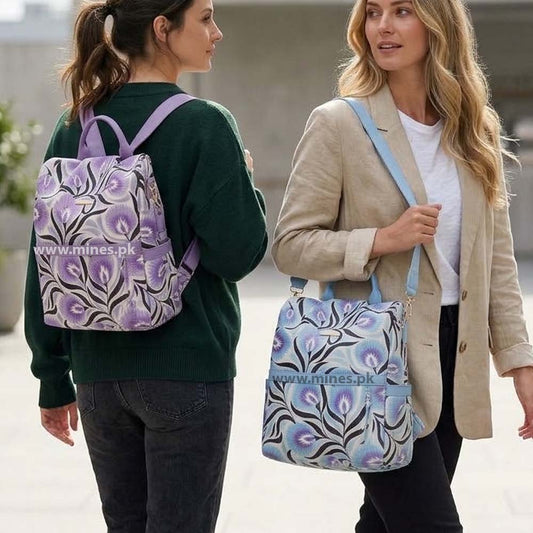 Mochilla Bloom Backpack + handbag