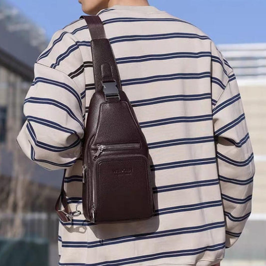 Noir Sling leather Crossbody Bag
