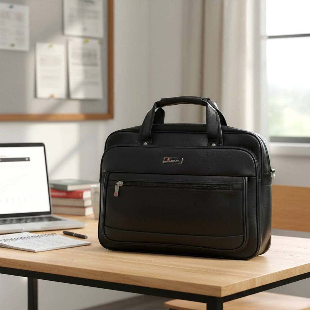 Prestige Elite Leather Laptop Bag