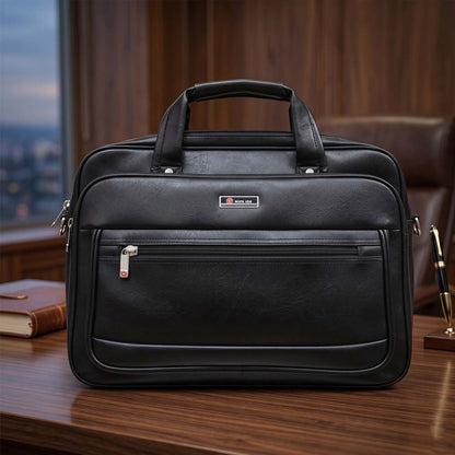 Prestige Elite Leather Laptop Bag