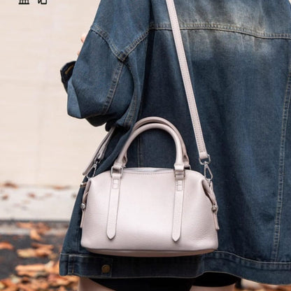 Retro Glaze Leather Handbag –  Bag for Women