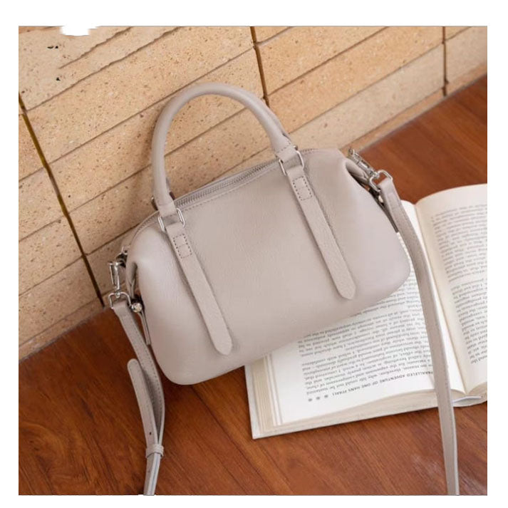 Retro Glaze Leather Handbag –  Bag for Women