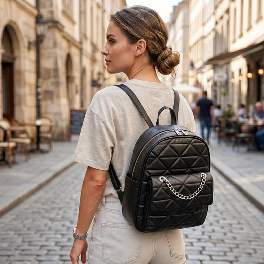 Ross Deluxe leather Backpack