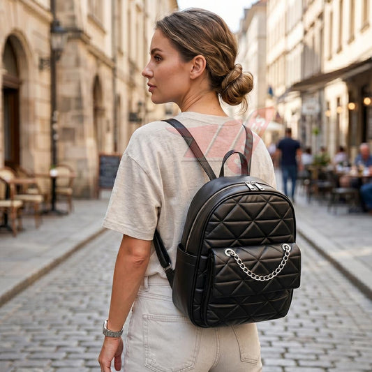 Ross Deluxe leather Backpack