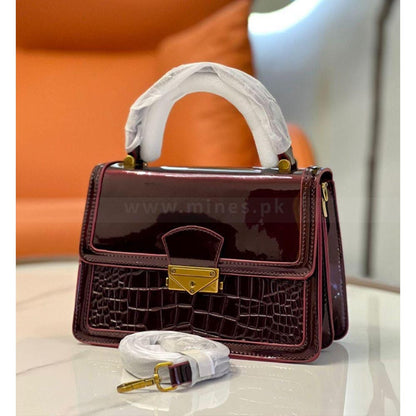 Scarlet crown handbag