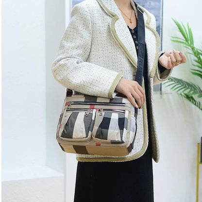 Snapper Checker Handbag
