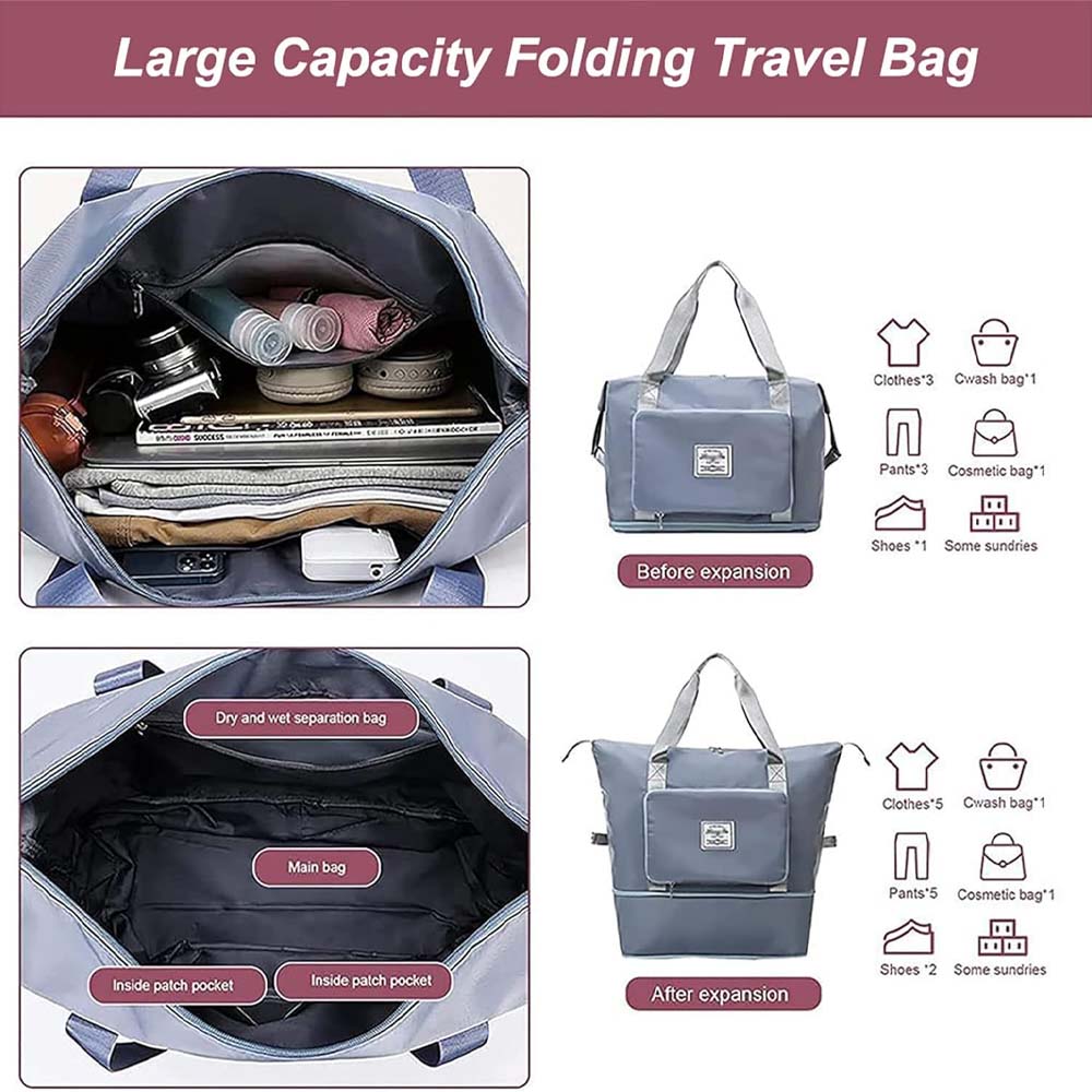 Tote Large Foldable Handbag (Premium Quality)