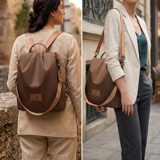 Mochilla Euro BackPack + HandBag - BackPack for Women/Girls